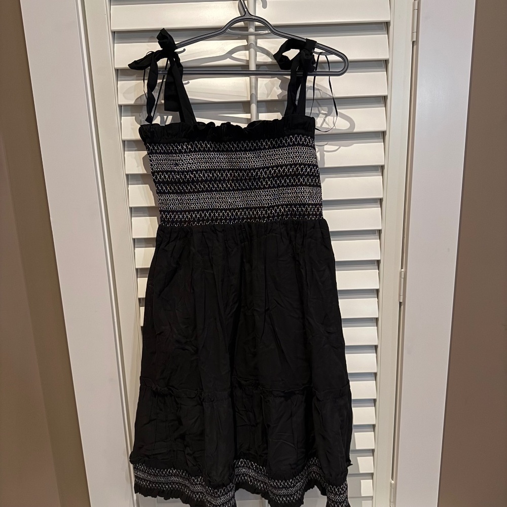 Smocked Mini Dress